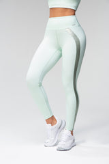 Wild Ribbed Legging - Cool Matcha