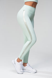 Wild Ribbed Legging - Cool Matcha